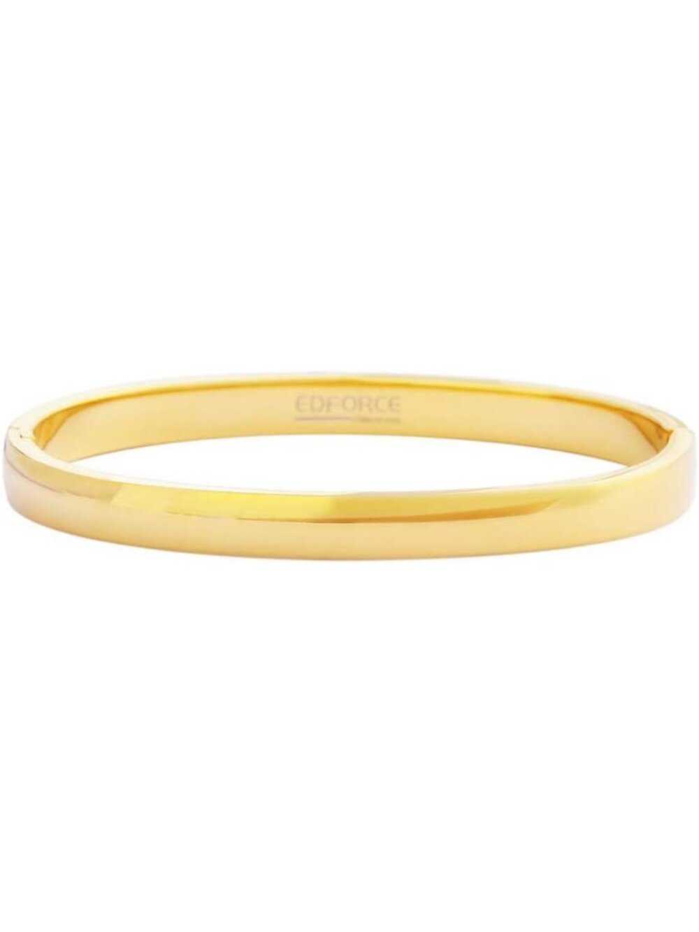 Stylish Women's Stackable Hinged Oval Bangle Bracelets - Trendy Jewelry Set